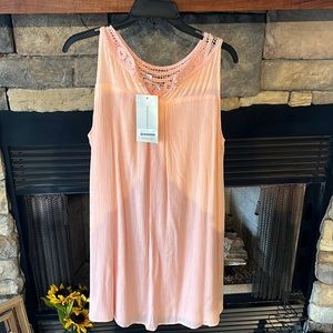 Tank Pink Lace Dress